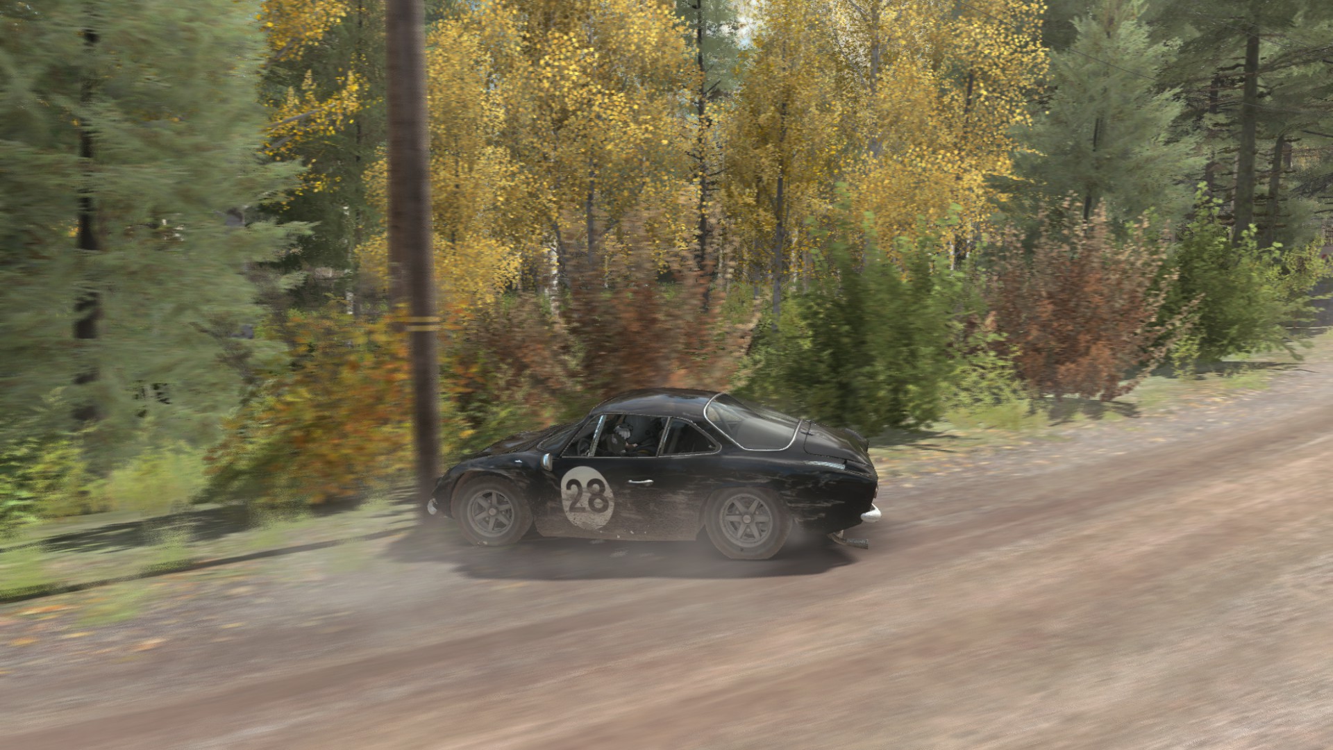 Hitting a post at 140 km/h